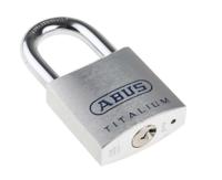 80ti50-ka8011 ABUS Key Weatherproof Titanium Weatherproof Padlock, Keyed Alike, 9.5mm Shackle, 50mm Body