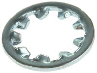 530-129 Bright Zinc Plated Steel Internal Tooth Shakeproof Washer, M8