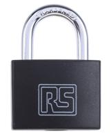 827-4394 RS PRO Key Brass Padlock, 6mm Shackle, 43mm Body