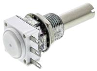 p11s1v0flsy00501ka Vishay P11S 500Ω Rotary Potentiometer 1-Gang Panel Mount, P11S1V0FLSY00501KA