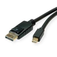 11045815-10 Roline Male Mini DisplayPort to Male DisplayPort  Cable, 2m