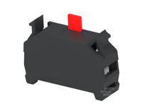 cbe1nc TE Connectivity ALCOSWITCH Series Contact Block for Use with Contact Block, 230V ac, SPST