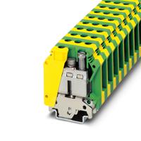 0444019 Phoenix Contact 2-Way USLKG 35 Earth Terminal Block, 18 → 0 AWG Wire, Screw Down, Polyamide Housing, ATEX