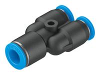 qsy-8-6 Festo QSY Series Y Tube-to-Tube Adaptor, Push In 8 mm to Push In 6 mm, Tube-to-Tube Connection Style, 153154
