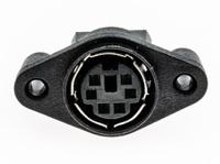 183-1798 RS PRO 6 Pole Miniature Din Socket, 1A, 100 V ac, Female, Panel Mount