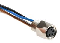 rkmf-405m Lumberg Automation Male 34 way M8 to Female 34 way M8 Sensor Actuator Cable, 0.5 m