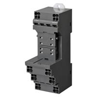 pyf-08-pu-l Omron MY2 8 Pin 250V ac DIN Rail Relay Socket, for use with H3Y Series Timer, H3YN Series Timer