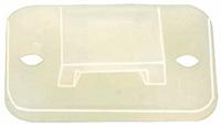 151-11319-ty3g1s-pa66-na HellermannTyton Self Adhesive Natural Cable Tie Mount 14 mm x 20mm, 4mm Max. Cable Tie Width