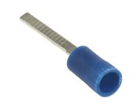 178-7248 RS PRO Insulated Crimp Blade Terminal 18mm Blade Length, 1.5mm² to 2.5mm², 16AWG to 14AWG, Blue