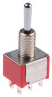 734-7053 RS PRO Toggle Switch, Panel Mount, On-On-On, DPDT, Solder Terminal