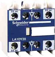la1dz31 Schneider Electric Auxiliary Contact Block, 1NC + 1NO + 2NO, DIN Rail Mount, TeSys D LA1D