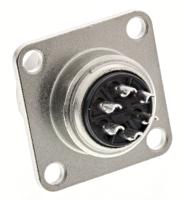 rm12brb-6s81 Hirose Circular Connector, 6 Contacts, Panel, Miniature Connector, Socket, Female, RM Series