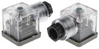 811-8332 RS PRO 3P+E DIN 43650 A, Female Solenoid Valve Connector with Indicator Light, 110 V ac Voltage
