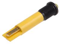 211-409 RS PRO Yellow Panel Mount Indicator, 12V dc, 8mm Mounting Hole Size, Solder Tab Termination