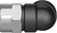 qslf-14-10-b Festo QS Series Elbow Threaded Adaptor, G 1/4 Female to Push In 10 mm, Threaded-to-Tube Connection Style, 153279