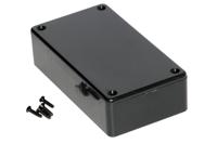 1591bsbk Hammond 1591 Series Black ABS Enclosure, IP54, Black Lid, 112 x 62 x 27mm