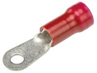52263-1 TE Connectivity, PLASTI-GRIP Insulated Ring Terminal, M5 Stud Size, 6.6mm² to 10.5mm² Wire Size, Red