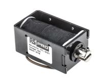177-0121 RS PRO Linear Solenoid, 24 V dc, 64 x 30 x 38 mm