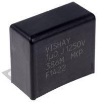 mkp386m510125jt4 Vishay MKP386M Polypropylene Film Capacitor, 1.25kV dc, ±5%, 1μF, Screw Mount