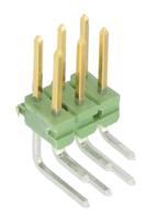 825457-3 TE Connectivity AMPMODU MOD II Series Right Angle Through Hole Pin Header, 6 Contact(s), 2.54 mm Pitch, 2 Row,