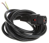 il13-se-h05-3100-200 Schaffner IEC C13 Plug to Unterminated Power Cord, 2m