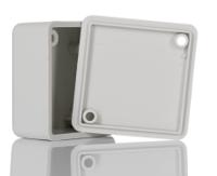 1551pgy Hammond 1551 Series Grey ABS Enclosure, IP54, Flanged, Grey Lid, 40 x 40 x 20mm