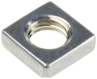 837-313 RS PRO M8 13mm Steel Square Nuts, Bright Zinc Plated Finish