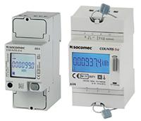 48503061 Socomec 1 Phase Backlit LCD Energy Meter
