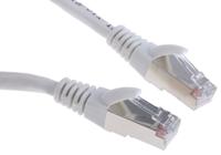 738-8455 RS PRO, 0.5m Cat5e, White RJ45 to Male RJ45 Male, F/UTP Shielded, Terminated PVC Sheath