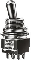 mtg-206-sa KNITTER-SWITCH Toggle Switch, Panel Mount, (On)-On-(On), DPDT, Solder Terminal