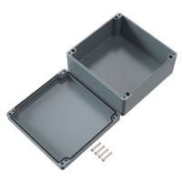 022526120 Rose Polyester Standard Series Grey Glass Fibre Reinforced Polyester Enclosure, IP66, IK08, Grey Lid, 255 x 250 x 120mm