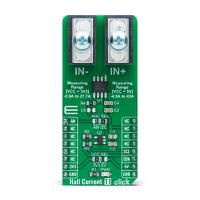 mikroe-4797 MikroElektronika Hall Current 11 Click Hall Effect Sensor Add On Board for TMCS1108A2U MikroBus