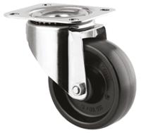 8470bog100p62 Tente Swivel Castor Wheel, 125kg Capacity, 100mm Wheel