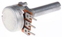 rk1631110tv9 Alps Alpine RK163 10kΩ Rotary Carbon Film Potentiometer, Panel Mount (Through Hole), RK1631110TV9