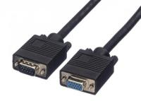 11045302-20 Roline Male VGA to Female VGA Cable, 2m Black