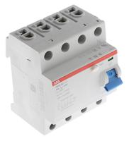 2csf204001r3250-f204-ac-2503 ABB F200 RCCB, 25A, 4 Pole, 300mA, Type AC