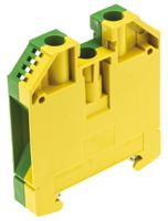 1010400000 Weidmuller 2-Way WPE 16 Earth Terminal Block, 16mm², 14 → 6 AWG Wire, Screw Down, Wemid Housing, ATEX