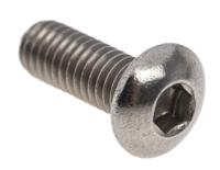 183-8597 RS PRO Stainless Steel Hex Socket Button Screw, ISO 7380, M3 x 8mm