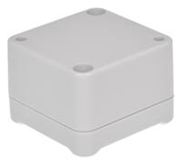 186-2271 RS PRO Grey ABS Enclosure, IP65, IK09, Grey Lid, 50.95 x 48.9 x 36.15mm