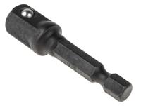 b-54667 Makita 3/8 in Square Square Drive Socket Adapter, 50 mm Overall