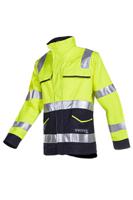 020va2pf9-xl Sioen Uk 020VA2PF9 Navy/Yellow Unisex Hi Vis Jacket, XL