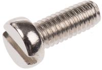 482-9833 RS PRO Slot M4  Cheese Head Brass Machine Screws DIN 84 x 10.0mm