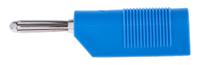 930729102 Hirschmann Test & Measurement Blue Male Banana Plug, 4 mm Connector, Screw Termination, 30A, 60V dc, Nickel Plating