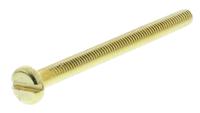 483-1577 RS PRO Slot M4 Pan Brass Machine Screws DIN 85 x 50.0mm