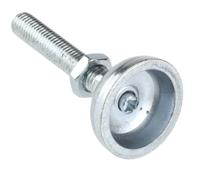 3842352061 Bosch Rexroth M12 Thread Galvanised Steel Adjustable Foot, 10mm Groove