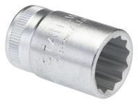 02410034 STAHLWILLE 3/8 in Drive 9/16in Standard Socket, 12 point, 31 mm Overall Length