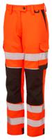 lfe972-12r PULSAR LFE972 Orange Hi Vis Trouser Water Repellent 12 in 12 in Leg Length 31in