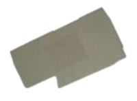 0731270550 Wieland WKFN Series Partition Plate for Use with WKFN 2.5 F/P/F Terminal Block 56.703.2355.0 , 56.703.2355.6,