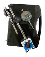253-7450 RS PRO Metric 1 x Magnetic Base-MB-1, 1 x Plunger Digital Indicator, 25mm / 1 Travel Measuring Set With UKAS