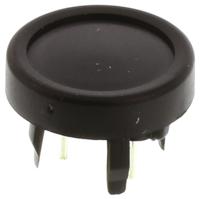 124111047097 Schurter Black Tactile Switch, SPST 125 mA @ 48 V dc